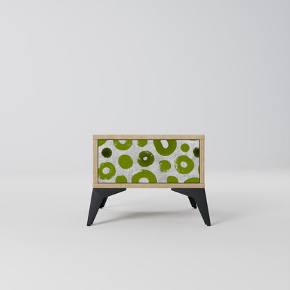 Comodino GREEN RHAPSODY in effetto rovere