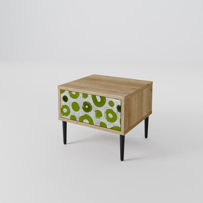 Comodino GREEN RHAPSODY in effetto rovere