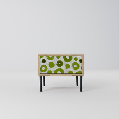 Comodino GREEN RHAPSODY in effetto rovere