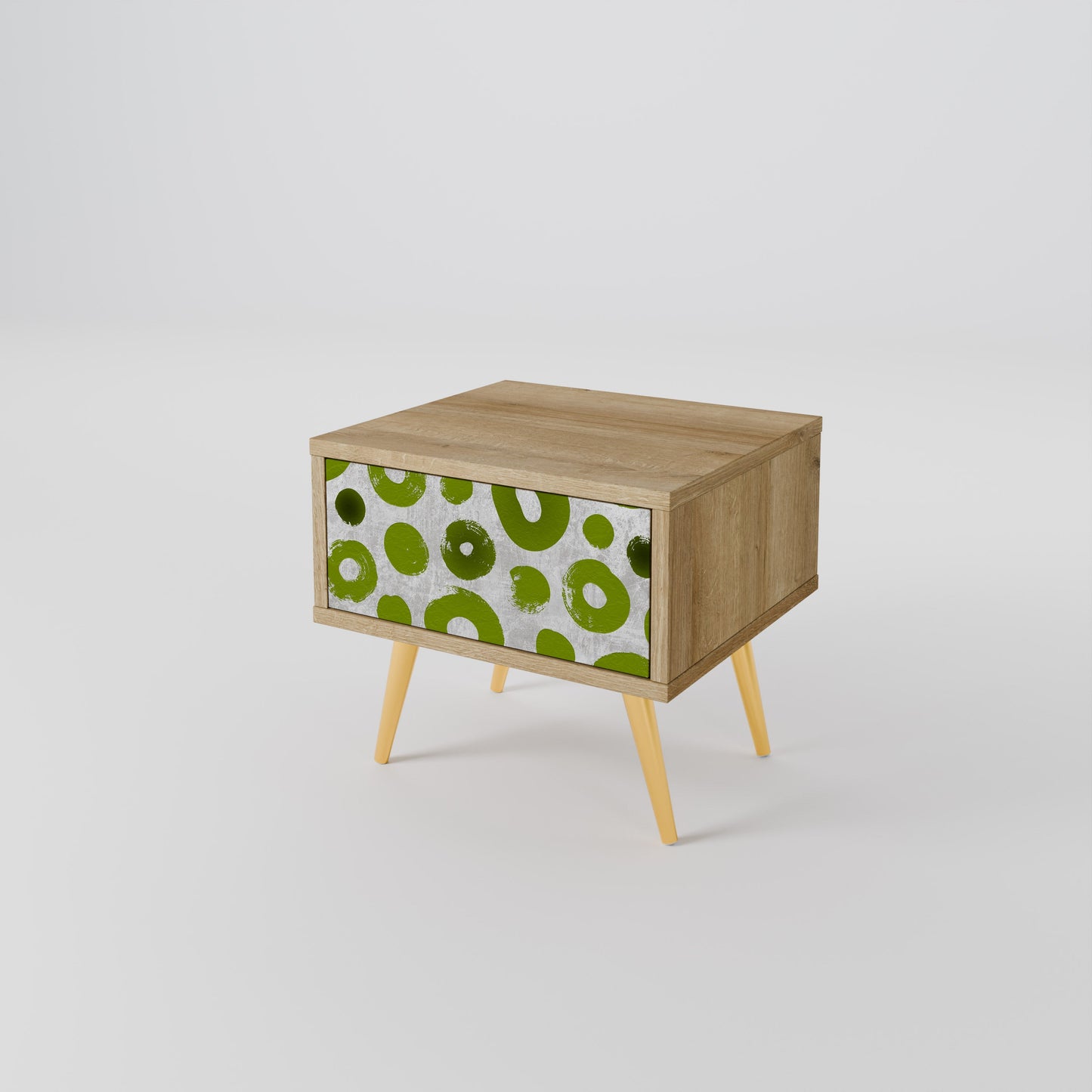 Comodino GREEN RHAPSODY in effetto rovere
