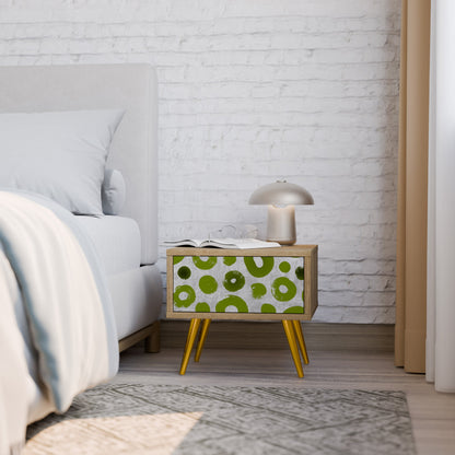 Comodino GREEN RHAPSODY in effetto rovere