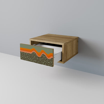 SOLUZIONI SEMPLICI Comodino effetto rovere
