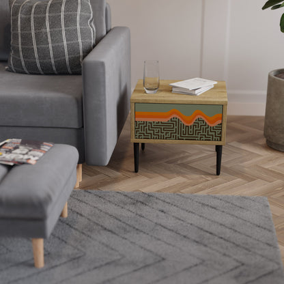SOLUZIONI SEMPLICI Comodino effetto rovere