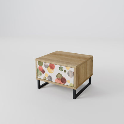 FLEETING HAPPINESS Comodino in effetto rovere