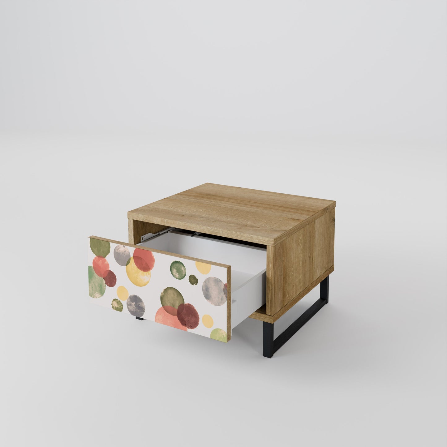 FLEETING HAPPINESS Comodino in effetto rovere