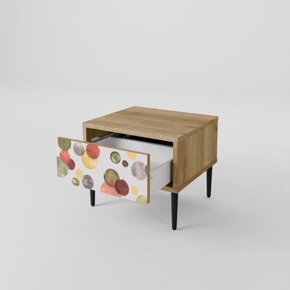 FLEETING HAPPINESS Comodino in effetto rovere
