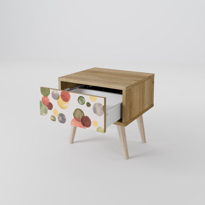 FLEETING HAPPINESS Comodino in effetto rovere