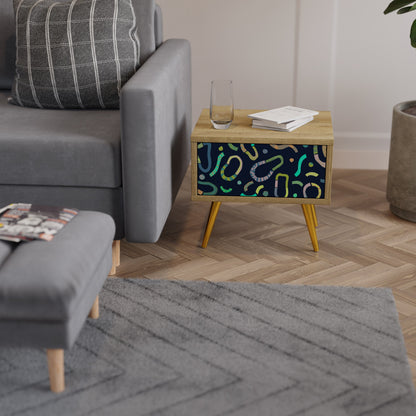 Comodino CONTRAST DANCE in effetto rovere