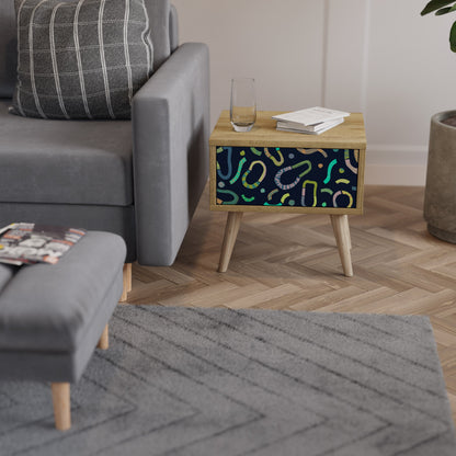 Comodino CONTRAST DANCE in effetto rovere