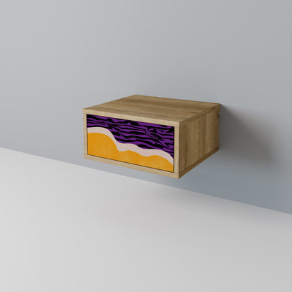 Comodino INDEPENDENT BORDER in effetto rovere
