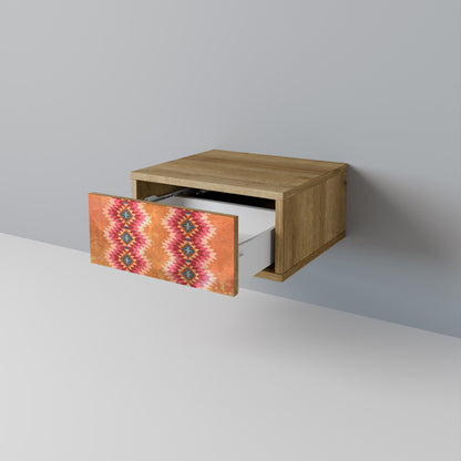 INDIAN FOLK Nightstand in Oak Effect