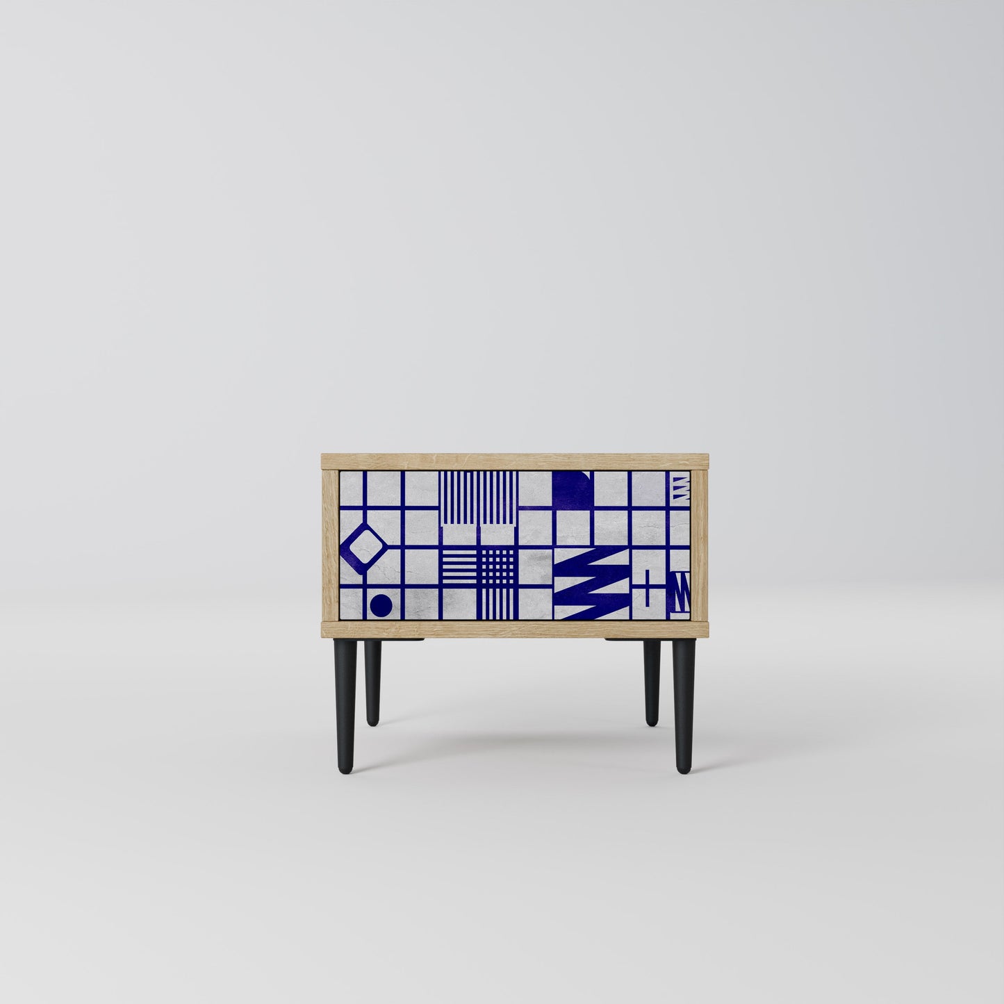 THE RIGHT PLACES Nightstand in Oak Effect