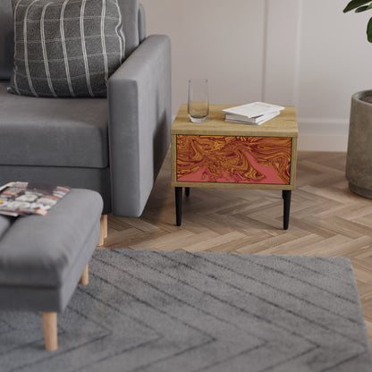 FLOATING THOUGHTS Comodino effetto rovere