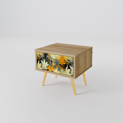 Comodino SUNKISSED LILY in effetto rovere