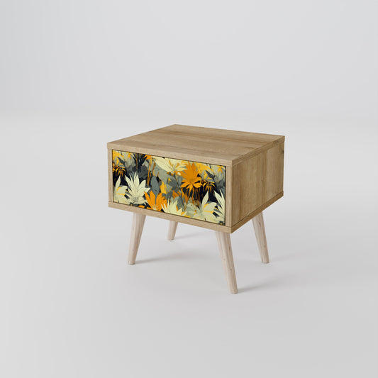 Comodino SUNKISSED LILY in effetto rovere