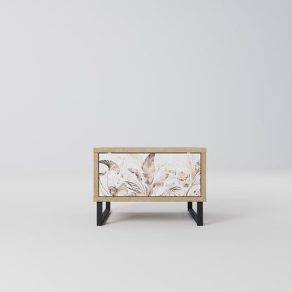 Comodino WILD TENDERNESS in effetto rovere