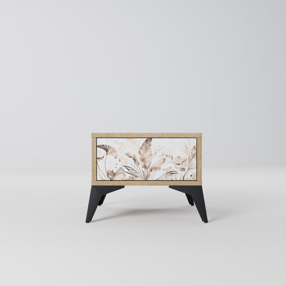 Comodino WILD TENDERNESS in effetto rovere
