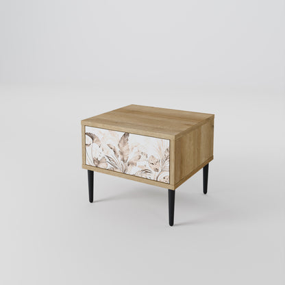 Comodino WILD TENDERNESS in effetto rovere