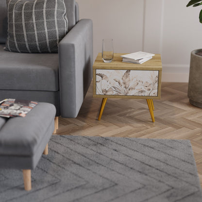 Comodino WILD TENDERNESS in effetto rovere