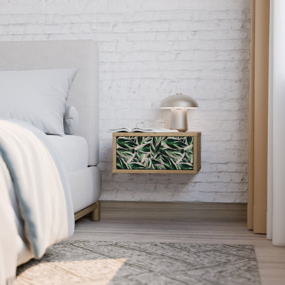 Comodino EERIE STROMANTHE in effetto rovere
