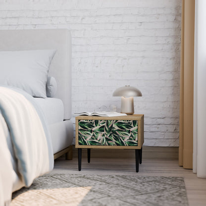 Comodino EERIE STROMANTHE in effetto rovere
