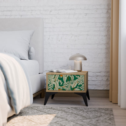 Comodino VERDANT PLEASURES in effetto rovere