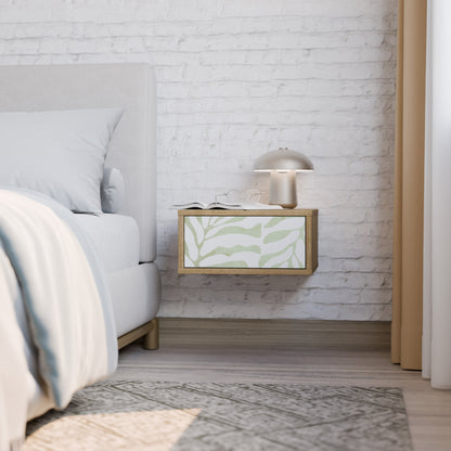 Comodino BOTANICAL SPARK in effetto rovere