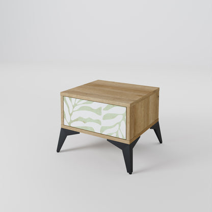 Comodino BOTANICAL SPARK in effetto rovere