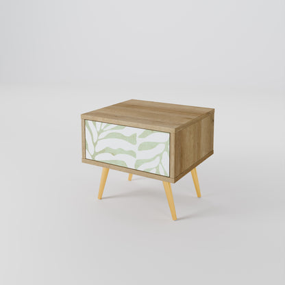 Comodino BOTANICAL SPARK in effetto rovere