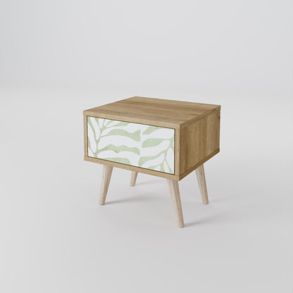 Comodino BOTANICAL SPARK in effetto rovere