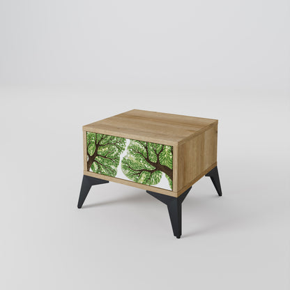 Comodino WILDERNESS DASH effetto rovere