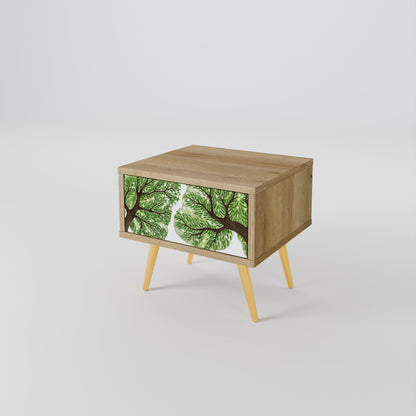 Comodino WILDERNESS DASH effetto rovere