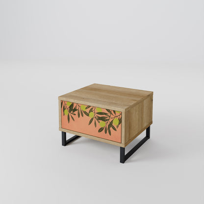 Comodino JUICY OLIVE in effetto rovere