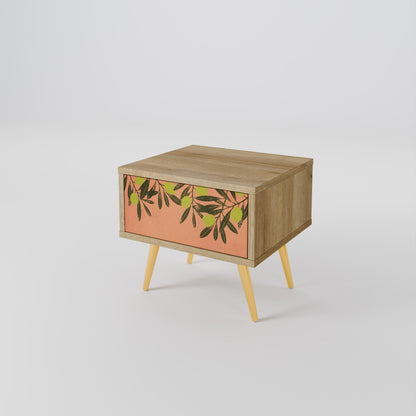 Comodino JUICY OLIVE in effetto rovere
