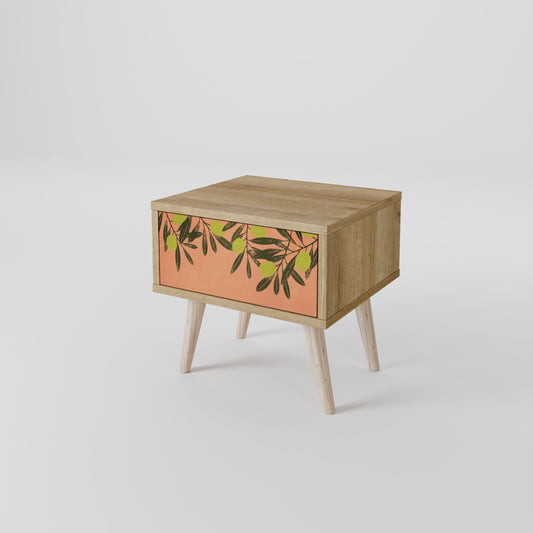 Comodino JUICY OLIVE in effetto rovere