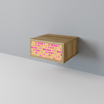 SKATEBOARD ARTISTRY Nightstand in Oak Effect