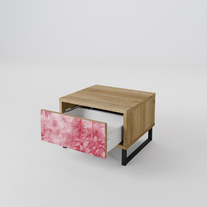 Comodino SWEET TROPICS effetto rovere