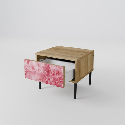 Comodino SWEET TROPICS effetto rovere