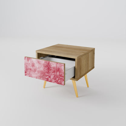 Comodino SWEET TROPICS effetto rovere