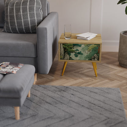 Comodino VERDURE ABYSS in effetto rovere