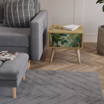 Comodino VERDURE ABYSS in effetto rovere