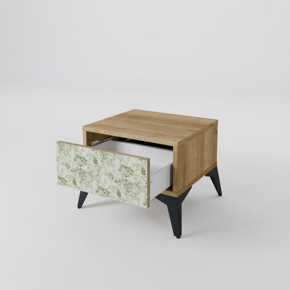 Comodino FENNEL BALDACHIN in effetto rovere