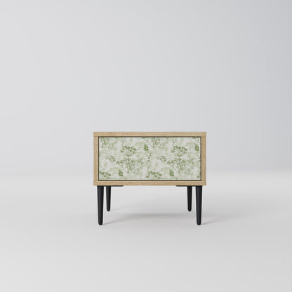 Comodino FENNEL BALDACHIN in effetto rovere