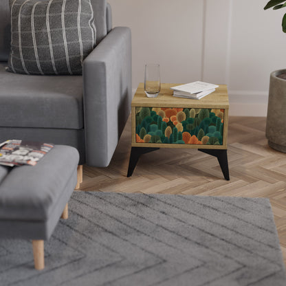 AUTUMN KALEIDOSCOPE Nightstand in Oak Effect