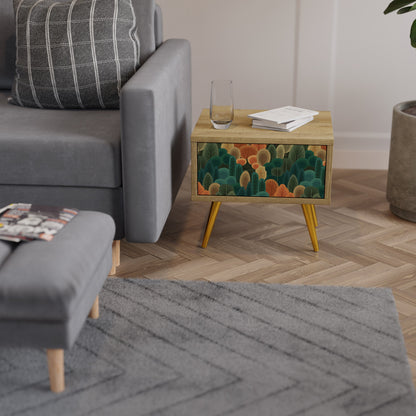 AUTUMN KALEIDOSCOPE Nightstand in Oak Effect