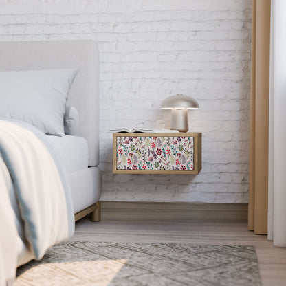 Comodino AUTUMN SUNDRIES in effetto rovere