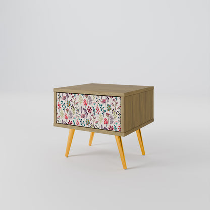 Comodino AUTUMN SUNDRIES in effetto rovere