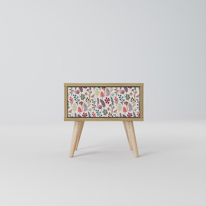 Comodino AUTUMN SUNDRIES in effetto rovere