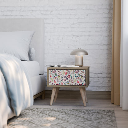 Comodino AUTUMN SUNDRIES in effetto rovere