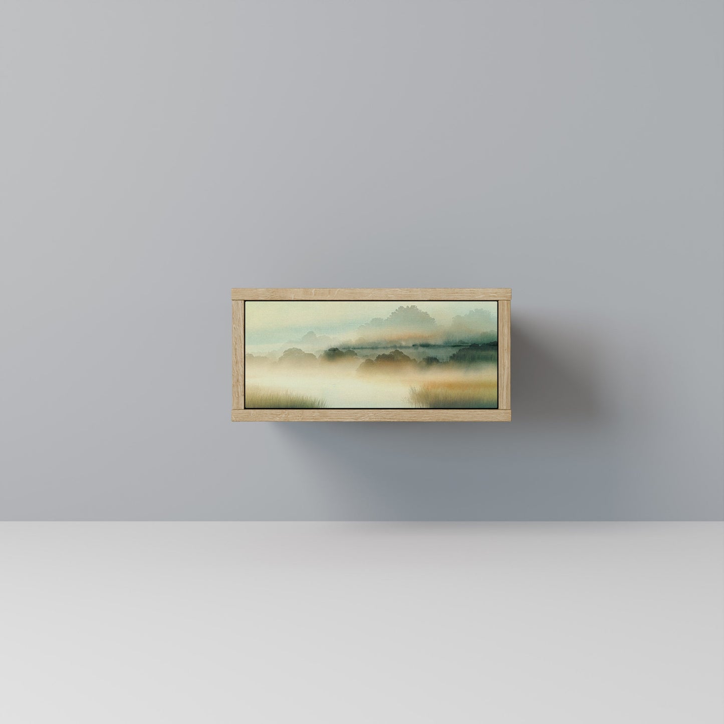 MORNING BY THE LAKE Nightstand in Oak Effect